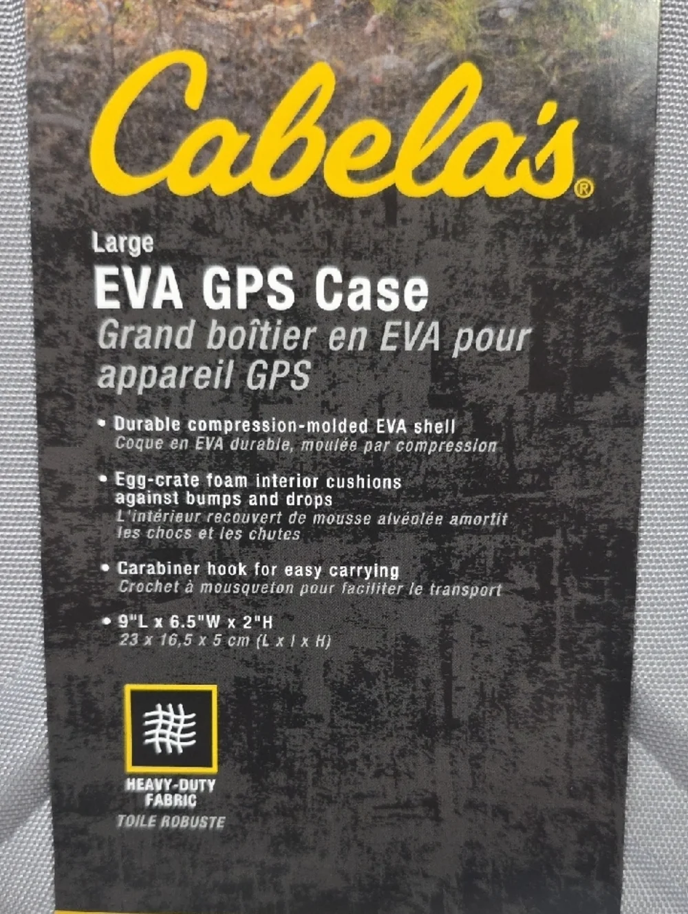 Cabela's Gray and Black Hard-shell Protective Case