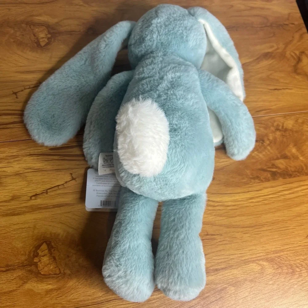 Bunnies By The Bay 12 In Blue White Little Nibble Floppy Bunny Rabbit NWT