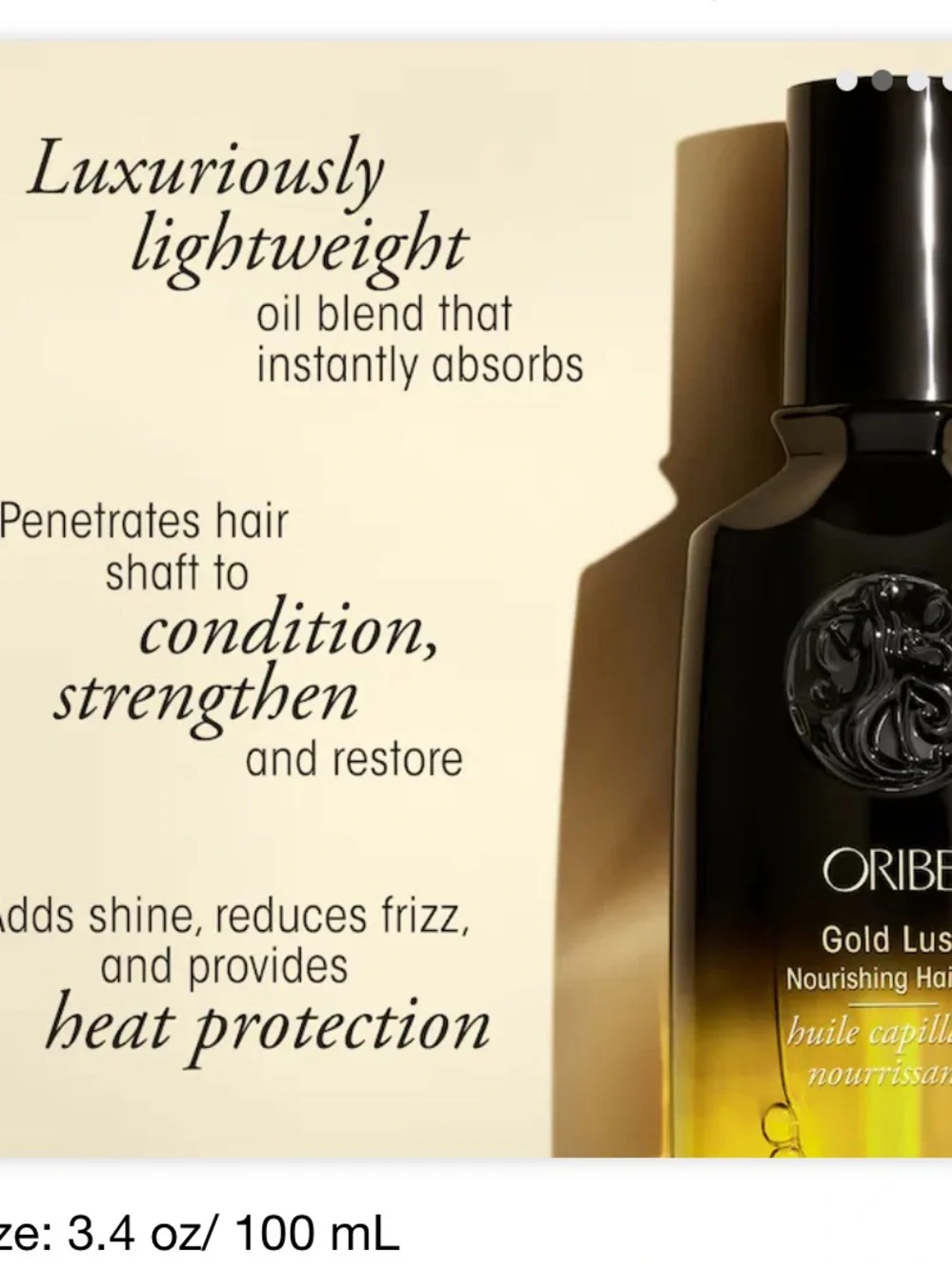 Oribe Gold Lust Nourishing Hair Oil