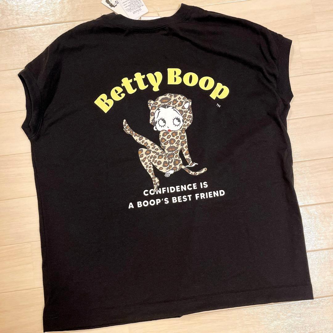 Brand new, unused with tags. Betty Boop Leopard Print Sleeveless Shirt, M